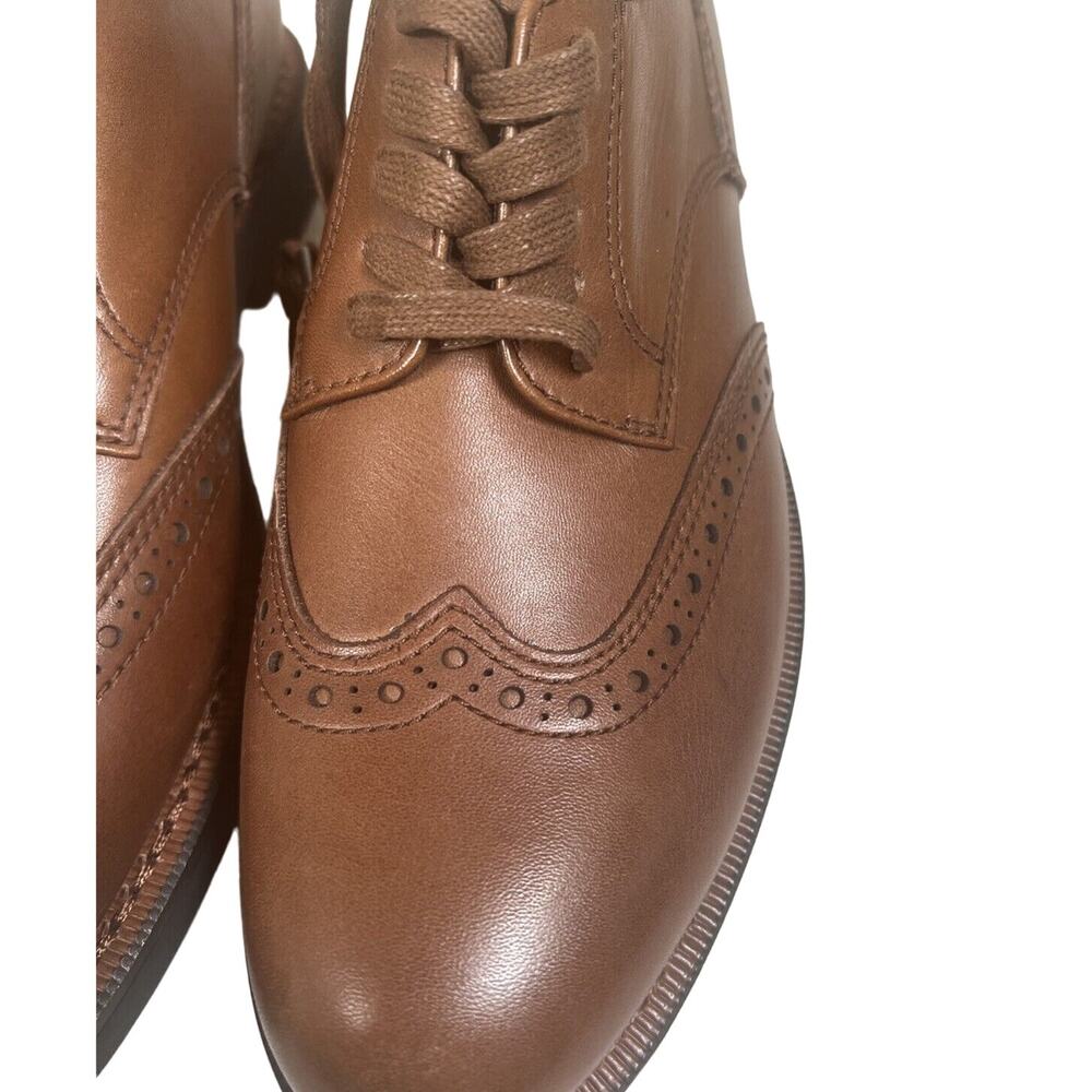 Coach Brown Wing Derby Dress Shoes Size 7d - Picture 2 of 7